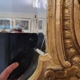 XIX tabernacle mirror 81 x 65