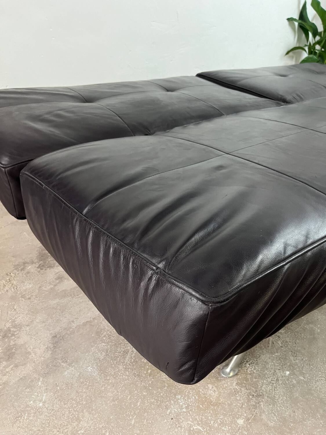 Smala leather sofa, Cinna, Design Pascal Mourgue