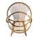 Vintage rattan armchair