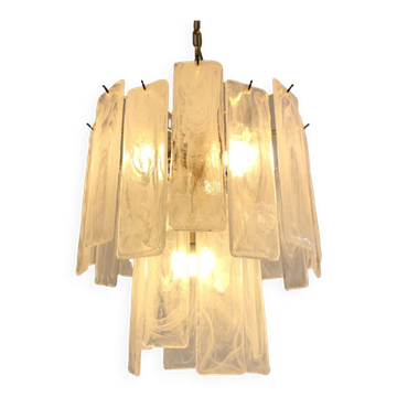 Lustre en verre de Murano