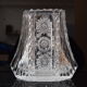 Vase,cut crystal glass,bohemia in the 1960's.