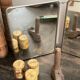 Miroir de barbier triptyque vintage