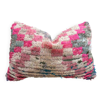 Magnifique coussin Kilim berbère vintage du Maroc