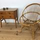 Fauteuil corbeille en rotin