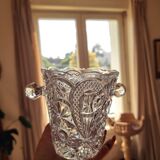 Cut Crystal Ice Bucket