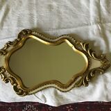 Golden mirror Deknudt 45x25cm