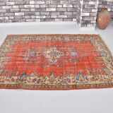 Antique Oushak Floral  Carpet sku 1648