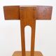 Set of 6 wooden T backs Dining Chairs - 1960s