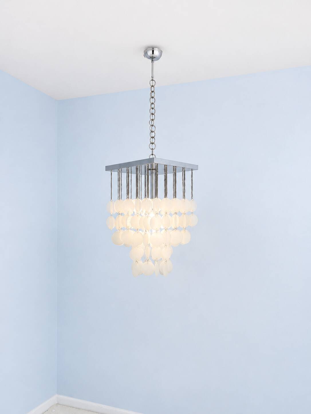 "Palais de Verre" chandelier in Murano glass, Italy, 1970s.