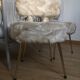 Pair of chairs pelfran moumoutes beige years 70