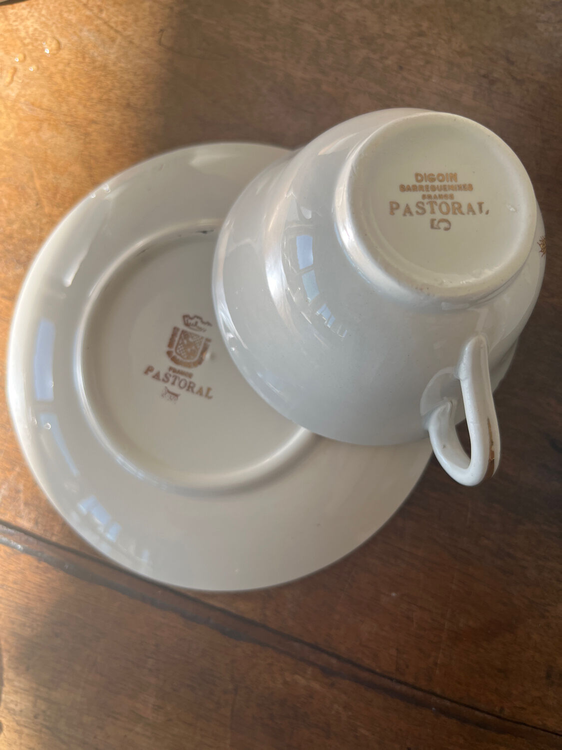 Digoin-Sarreguemines coffee service "pastoral" model