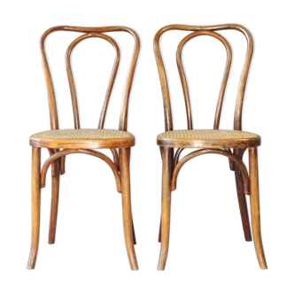 2 bistro chairs fischel type 48 , canned - 1915-