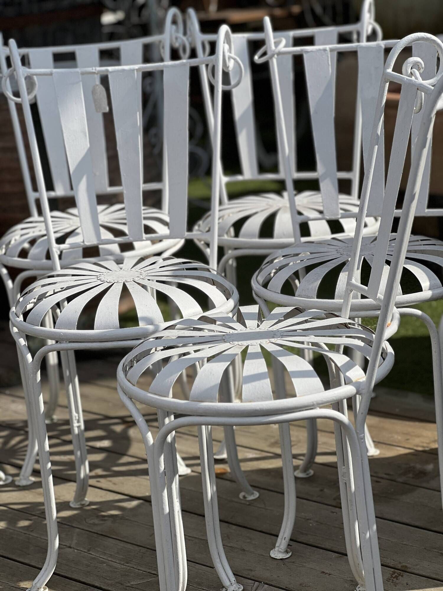 Vintage garden chairs by Francois CARRE