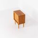Compact cabinet with tambour door by CFC Silkeborg (Denmark, 1960s).