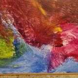 Jean Messagier (1920-1999) - Oil on canvas - Bud rifle