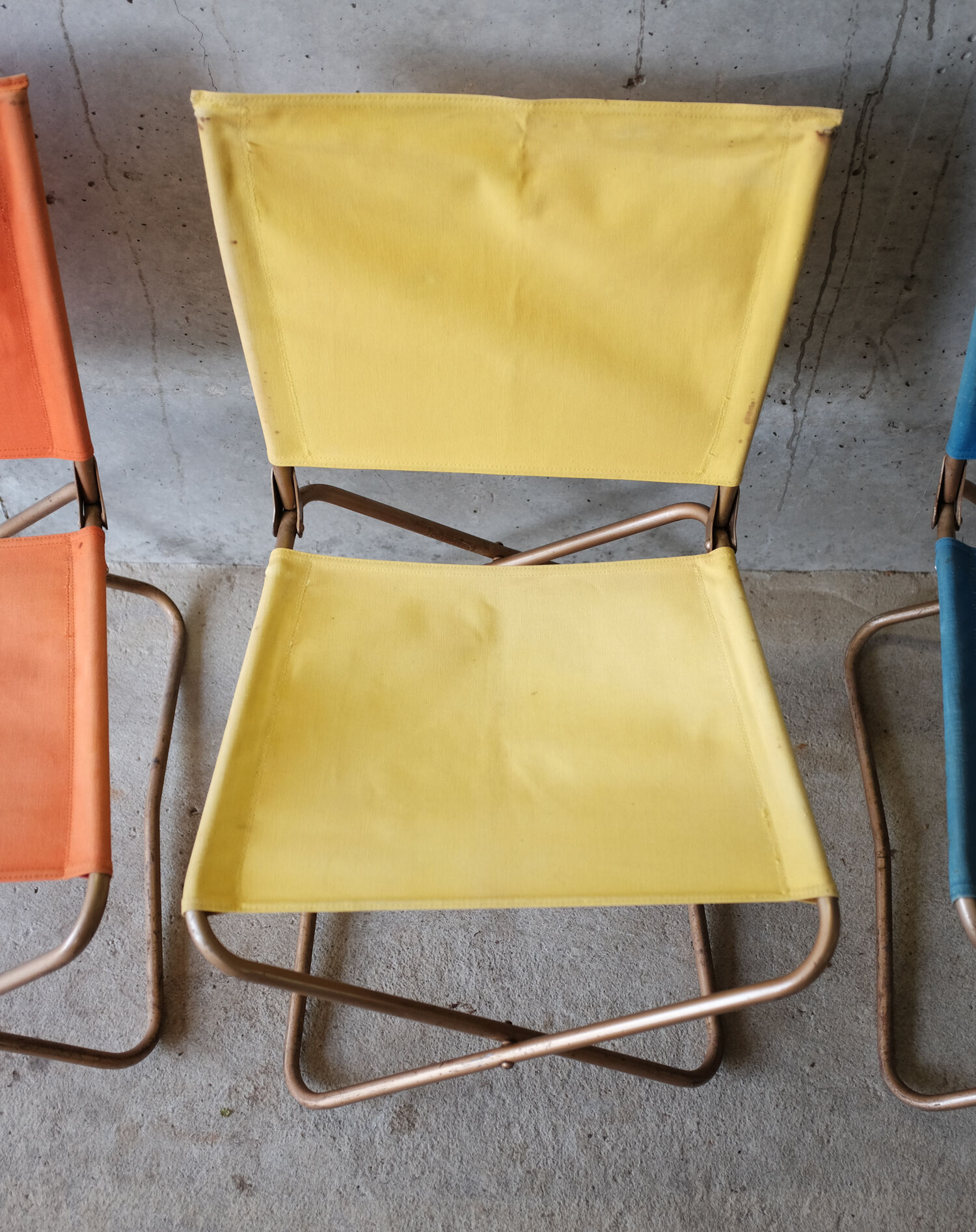 Lot de 3 fauteuils vintages Lafuma Chantazur 1960
