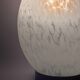 Vintage speckled glass egg lamp