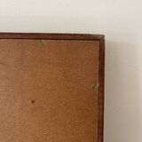 Vintage Danish teak mirror