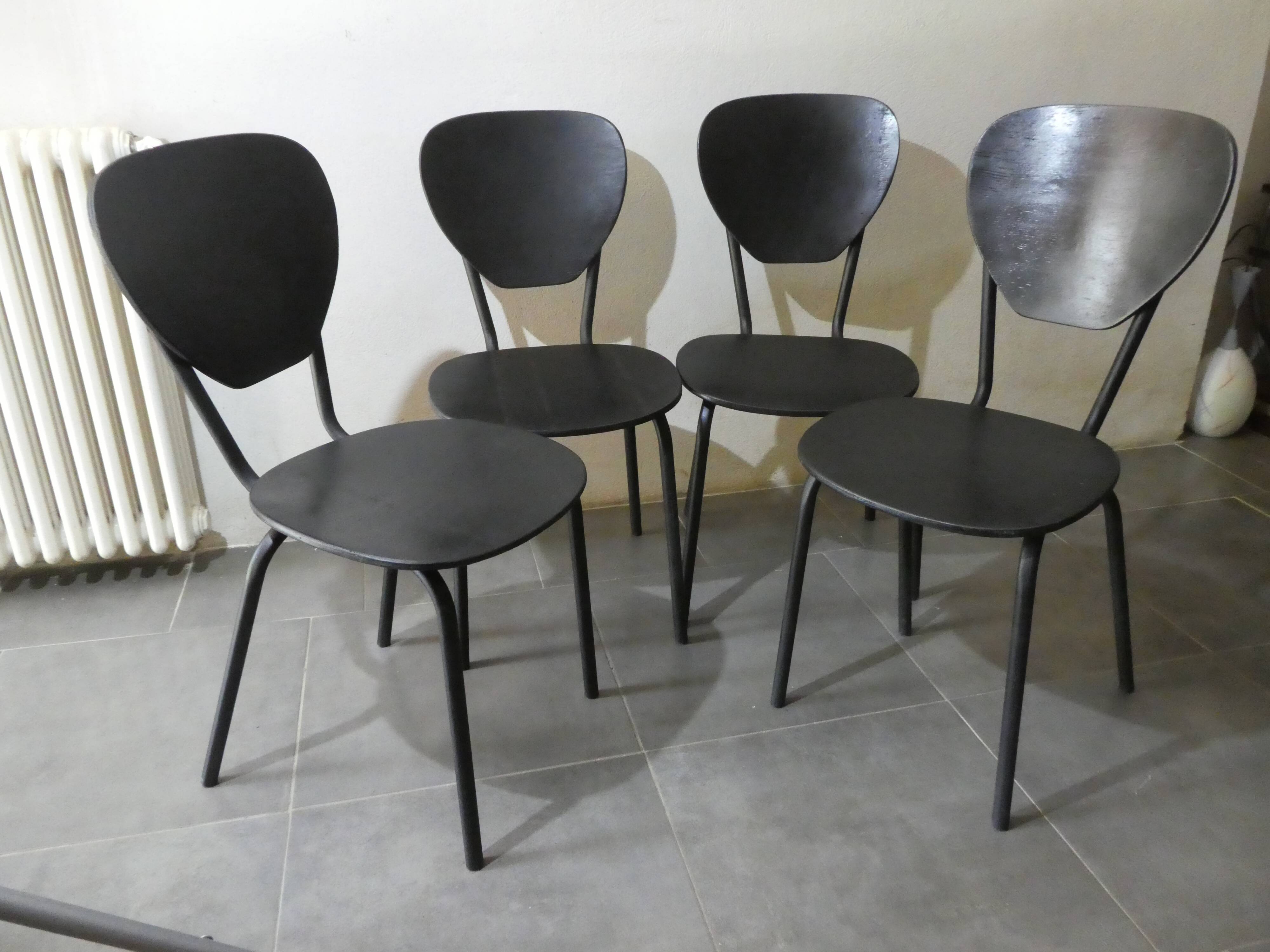 4 vintage chairs