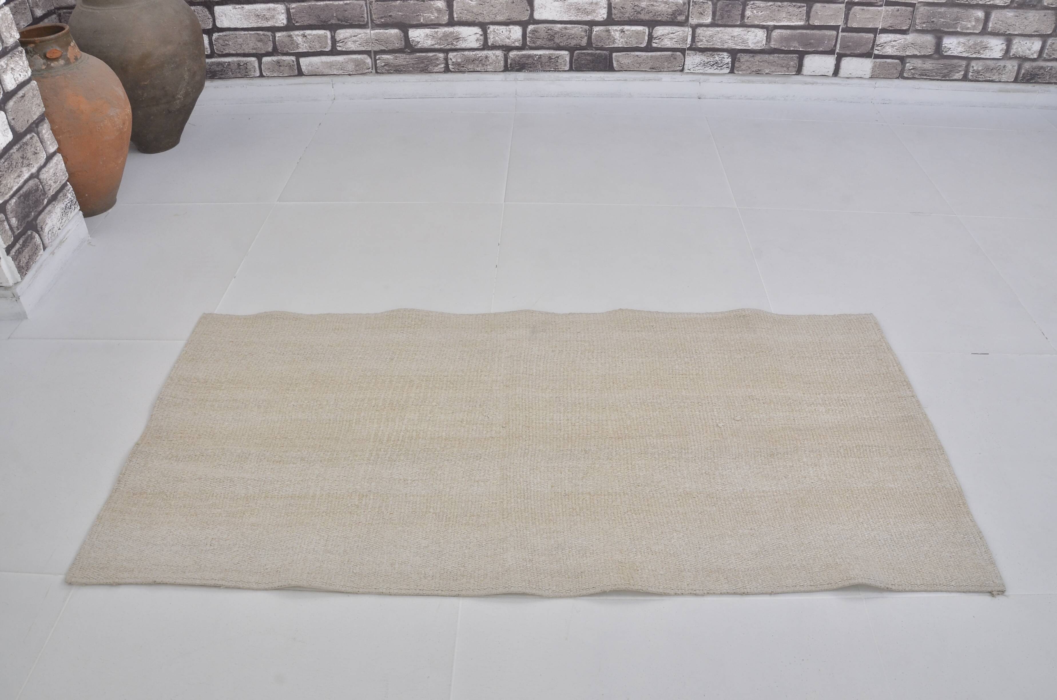 Small Antique Vintage Hemp Kilim  sku 3989