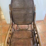 Rocking chair bambou