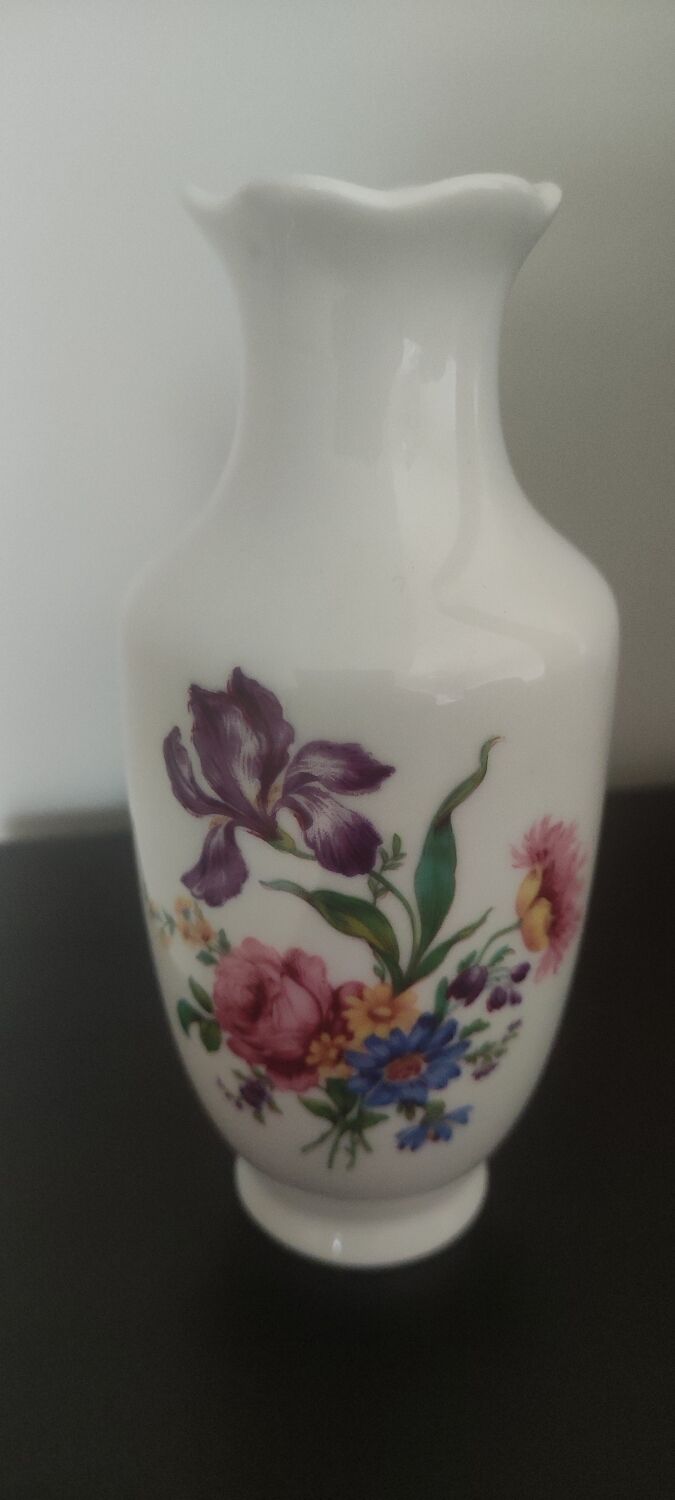 Limoges porcelain vase