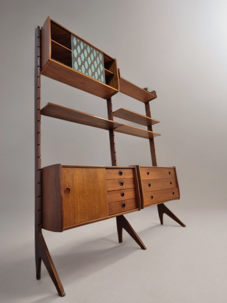 Freestanding storage unit Ergo, Vintage Scandinavian 1960s