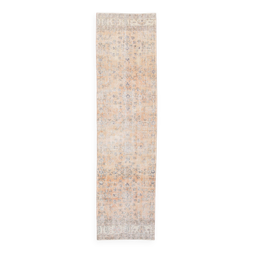 3x10 Floral Turkish Vintage Runner Rug, 83x318Cm