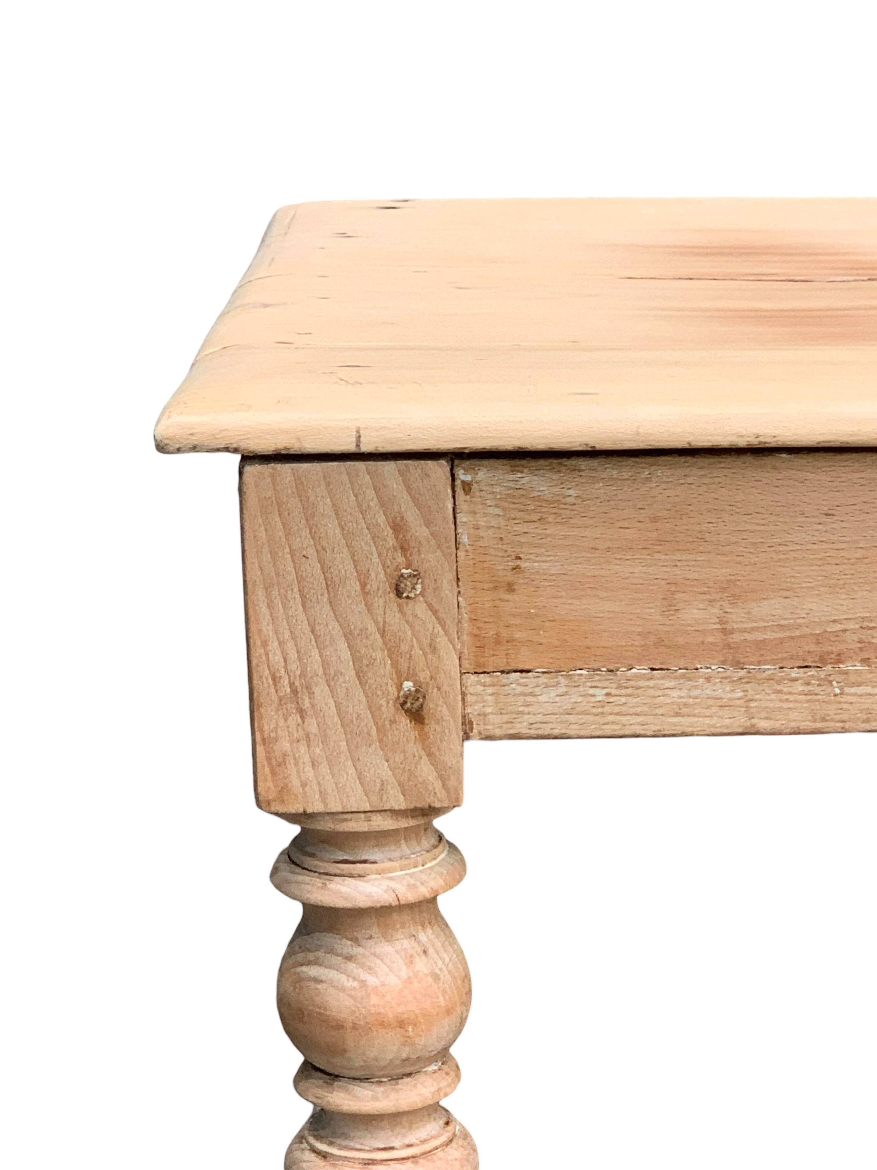 Raw wood farm table 1920