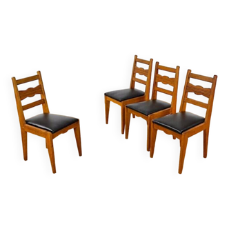 4 chairs vintage reconstruction period 1950