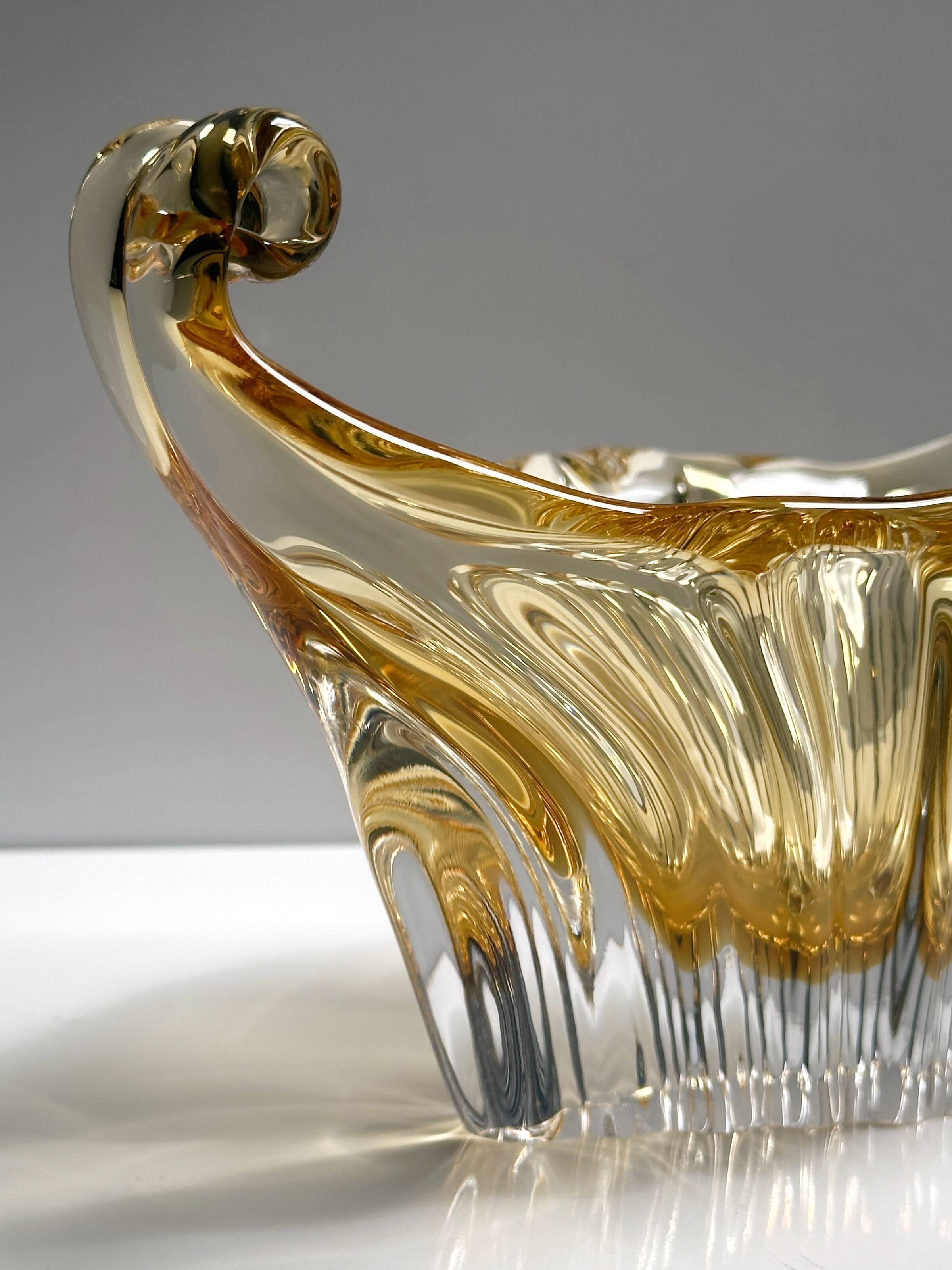 Champagne Gold Murano Vide-Poche - 1960s