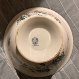 Porcelain soup tureen and dish