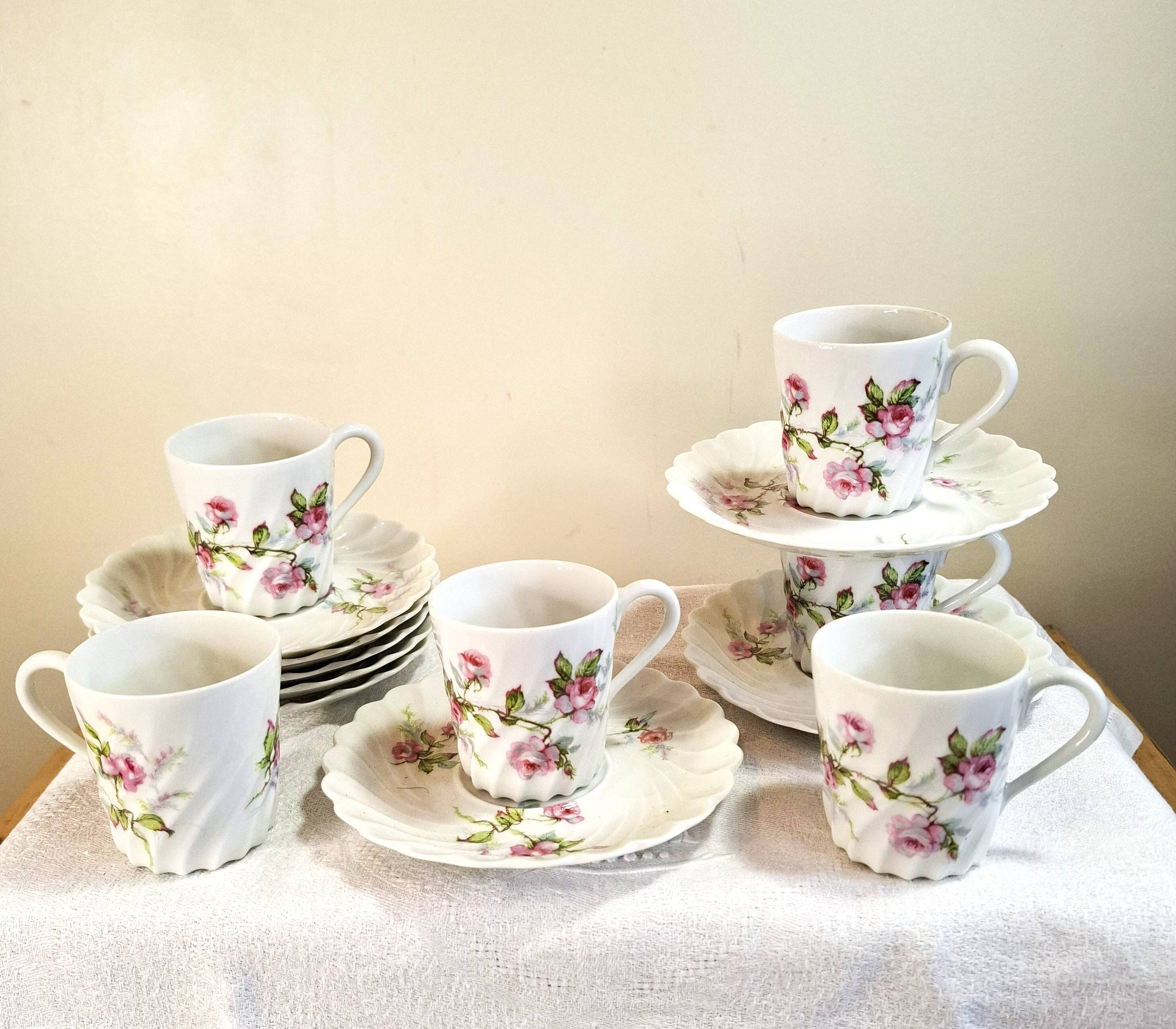 Haviland Limoges porcelain coffee service