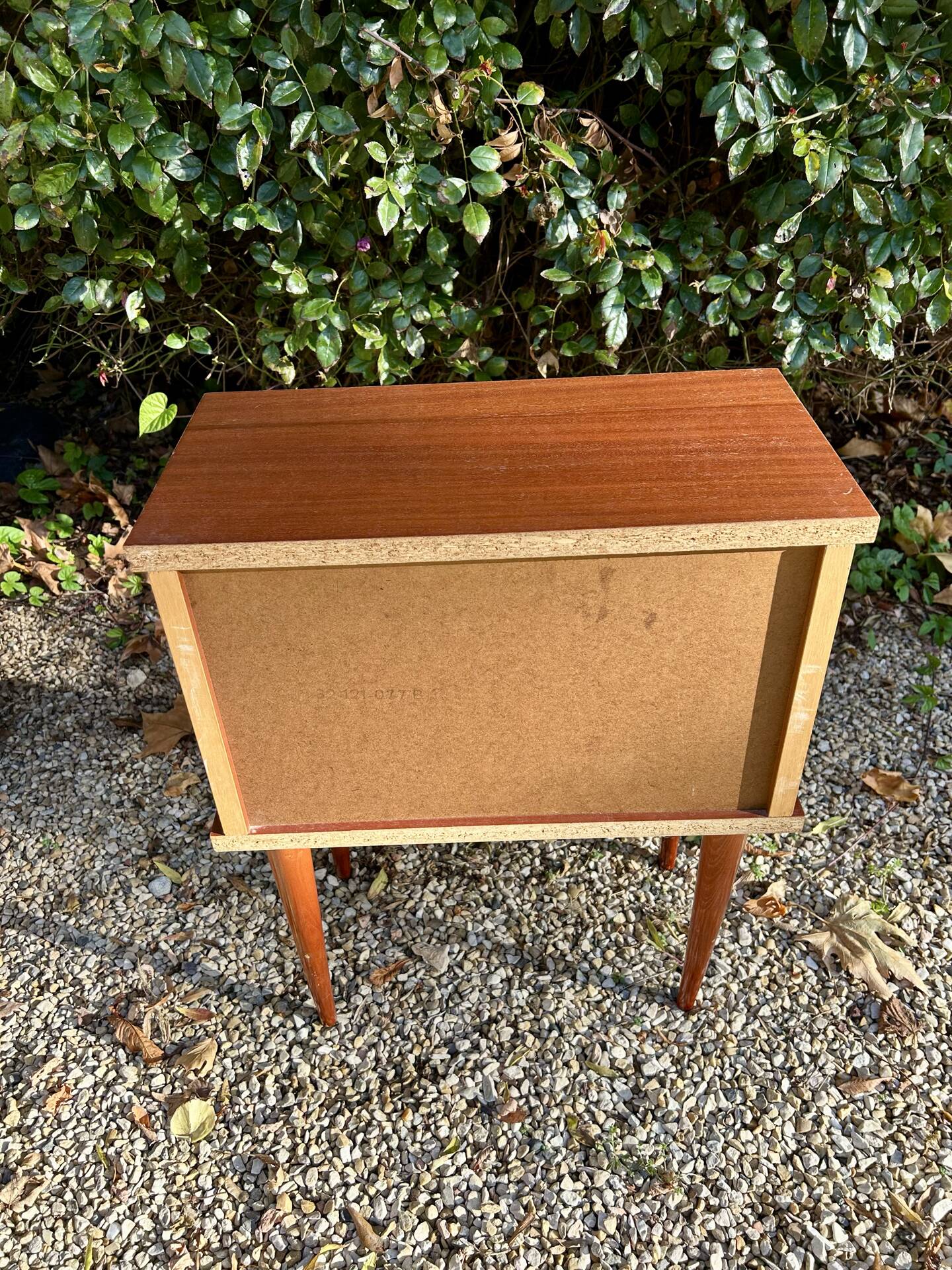 Melamine bedside table
