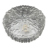 Massive molded glass ceiling light