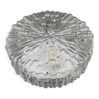 Plafonnier en verre moulé Massive