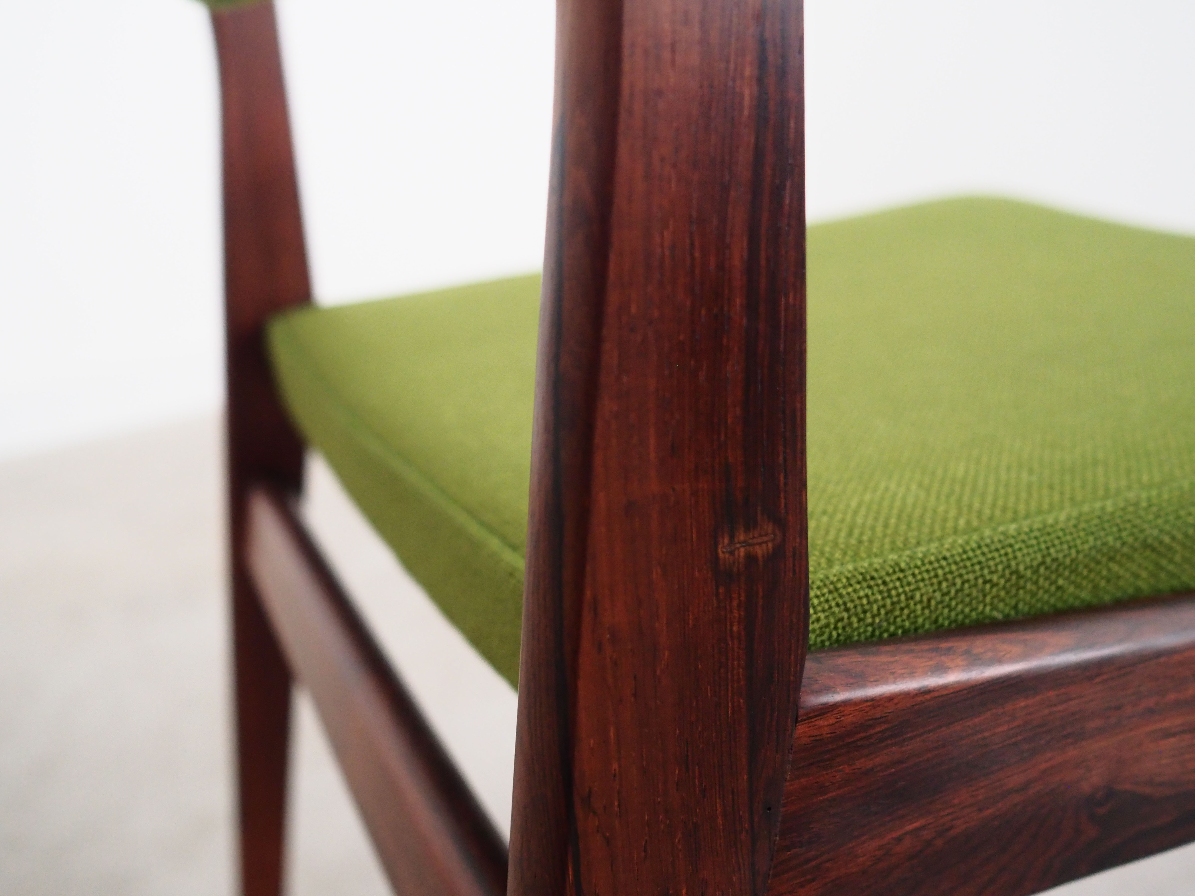 Ensemble de six chaises fabriqué par Skovby 1970