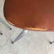 4 chairs in brown skaï and metal vintage year 60