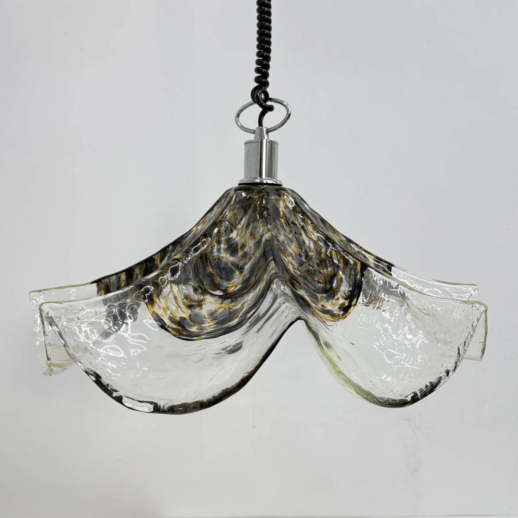 Mid-century Italian Murano glass pendant lamp, 1970s