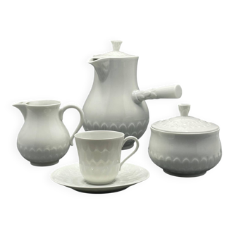 Service à café pour 9 personnes, manufacture Vignaud, Limoges