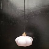 Pink opaline pendant light