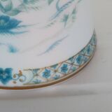 Haviland Limoges vase – Nankin turquoise and gold decoration – 17 cm