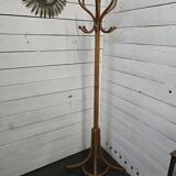 Parrot coat rack in curved wood