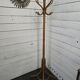Parrot coat rack in curved wood