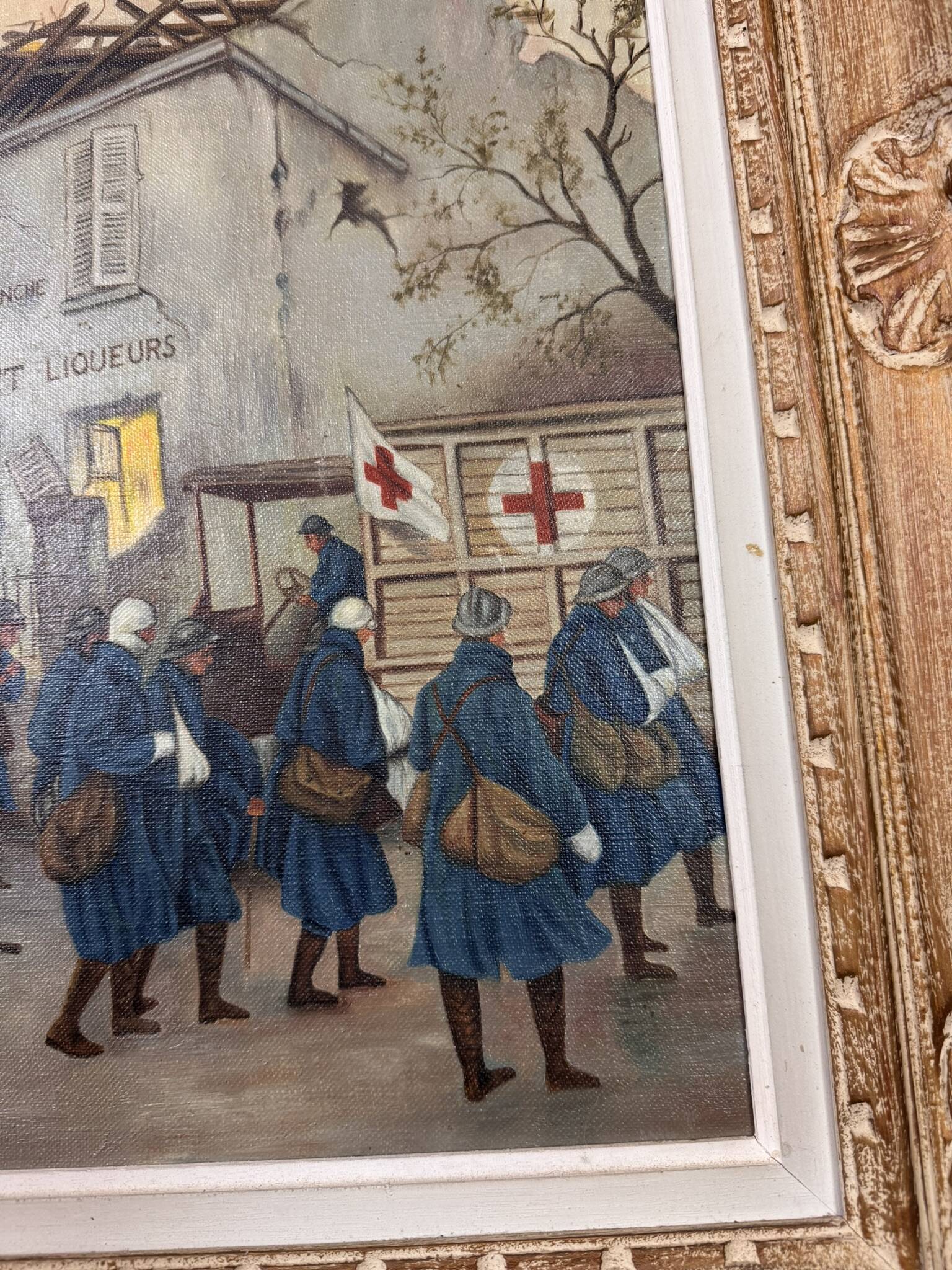 The Automobile During the War: According to Georges Bertin Scott / Removal of the wounded from a post