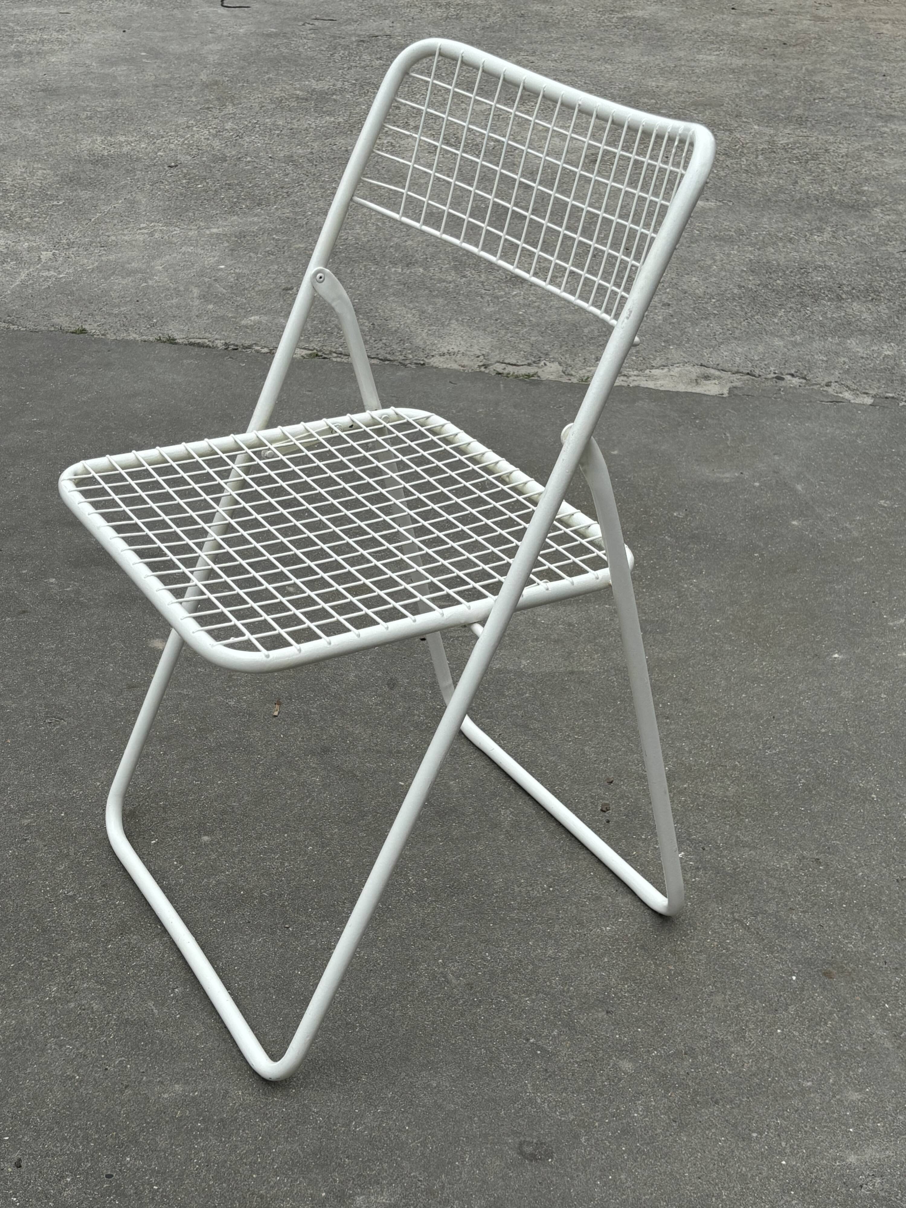 Vintage Folding chair "Ted Net" by Niels Gammelgaard for Ikea 1976