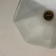 Art deco bathroom wall lamp in porcelain and opaline 1930-1950