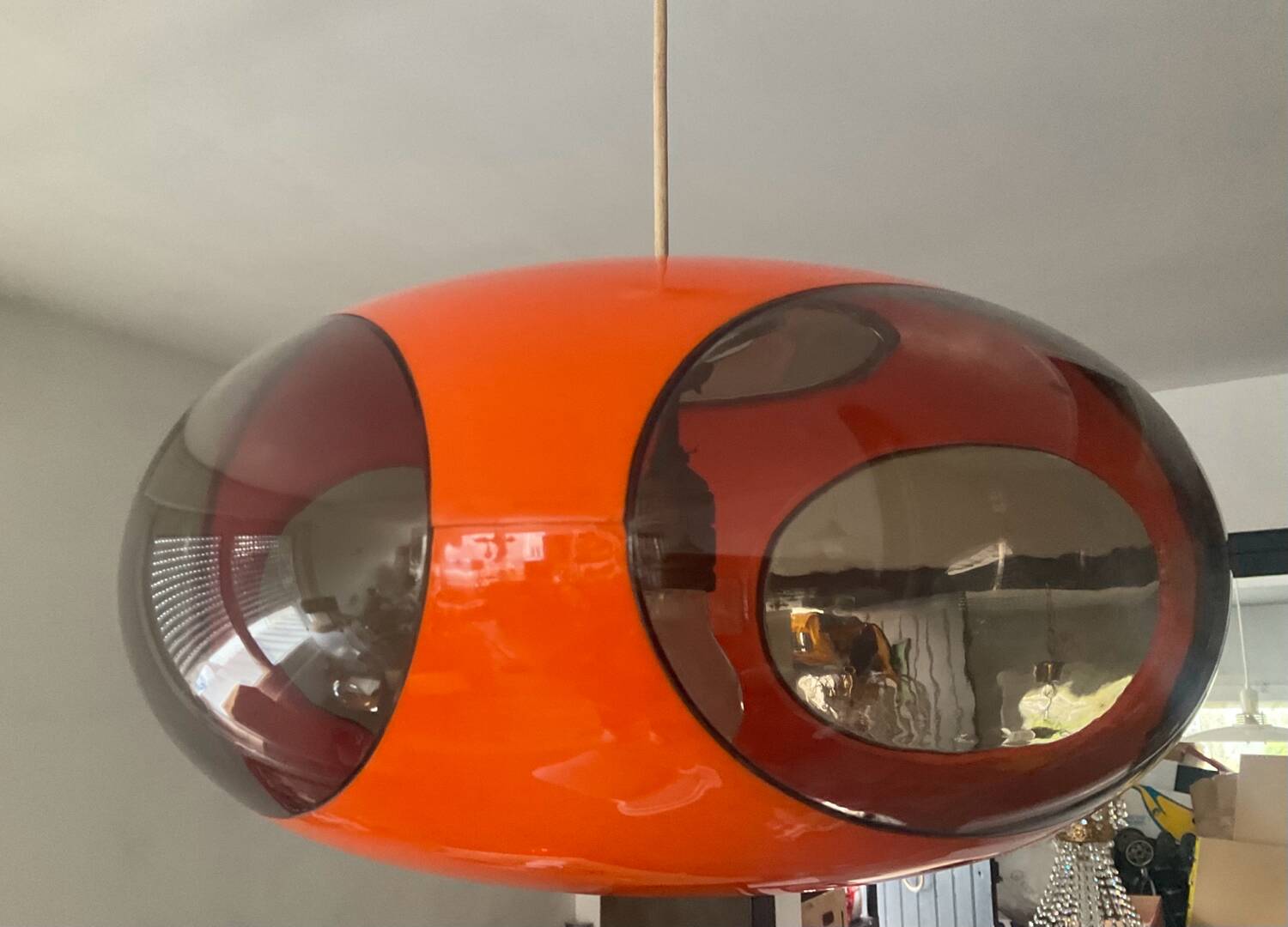 Ufo pendant lamp by Luigi Colani from the 70s