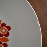 Plat Bavari fleurs orange
