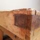 Ancien table billot de boucher trussant & cie, 1960